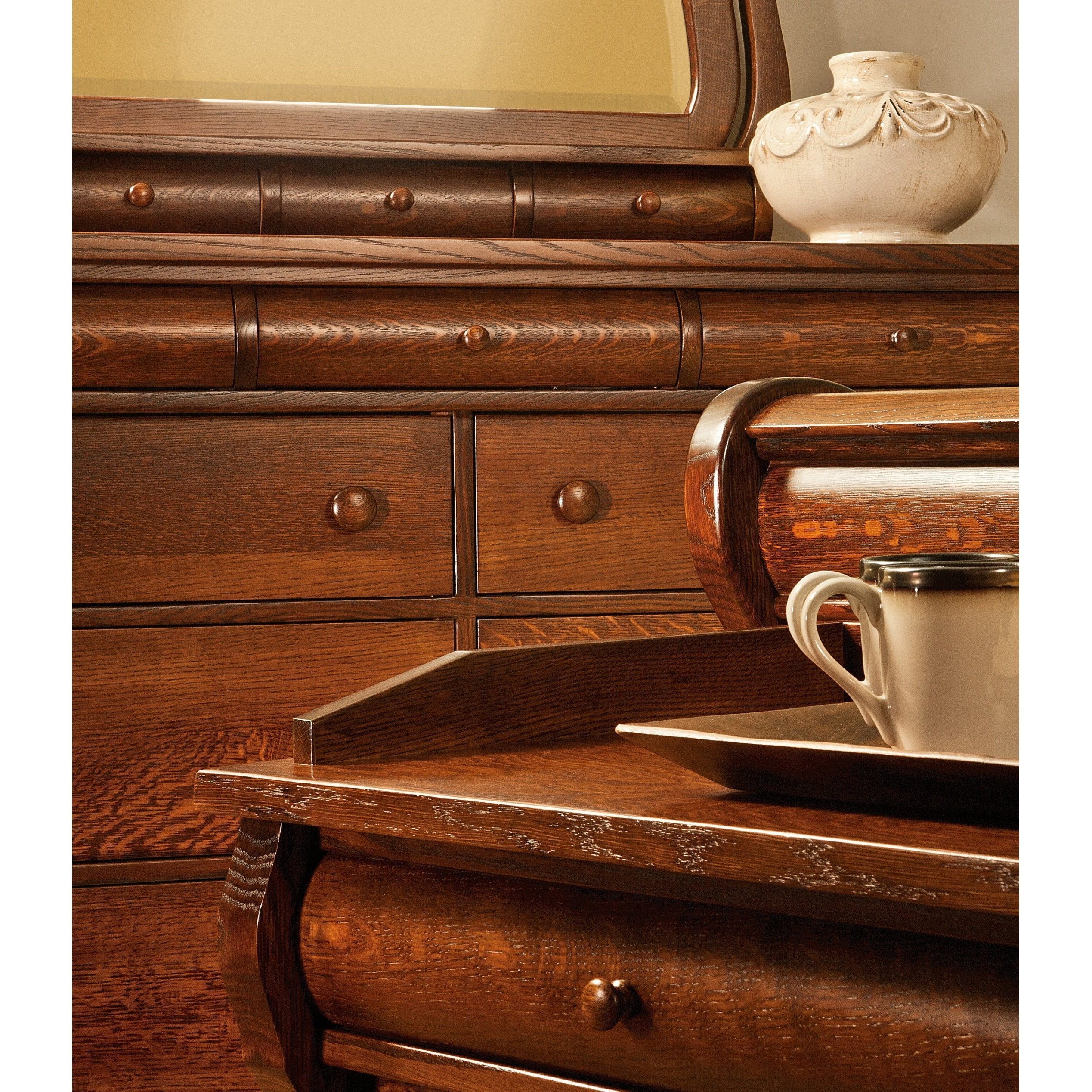 QW Amish Old Classic Sleigh Armoire - Thumbnail 2