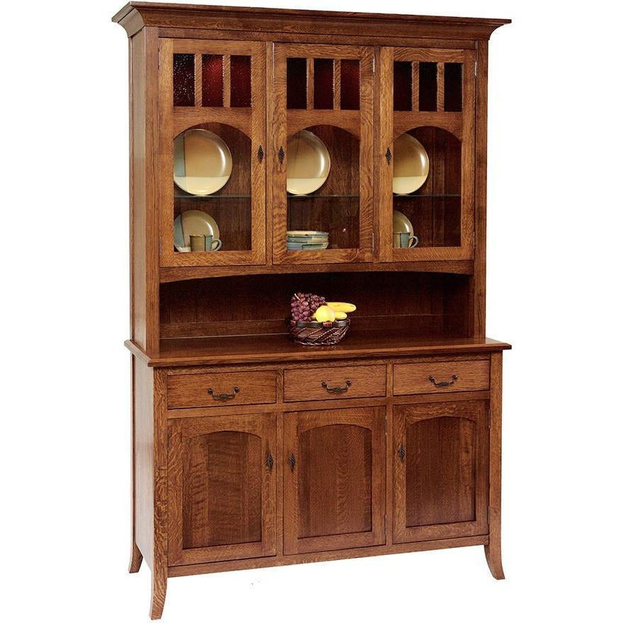 QW Amish Old World Collection 3 Door Hutch QXIP-OW59LD
