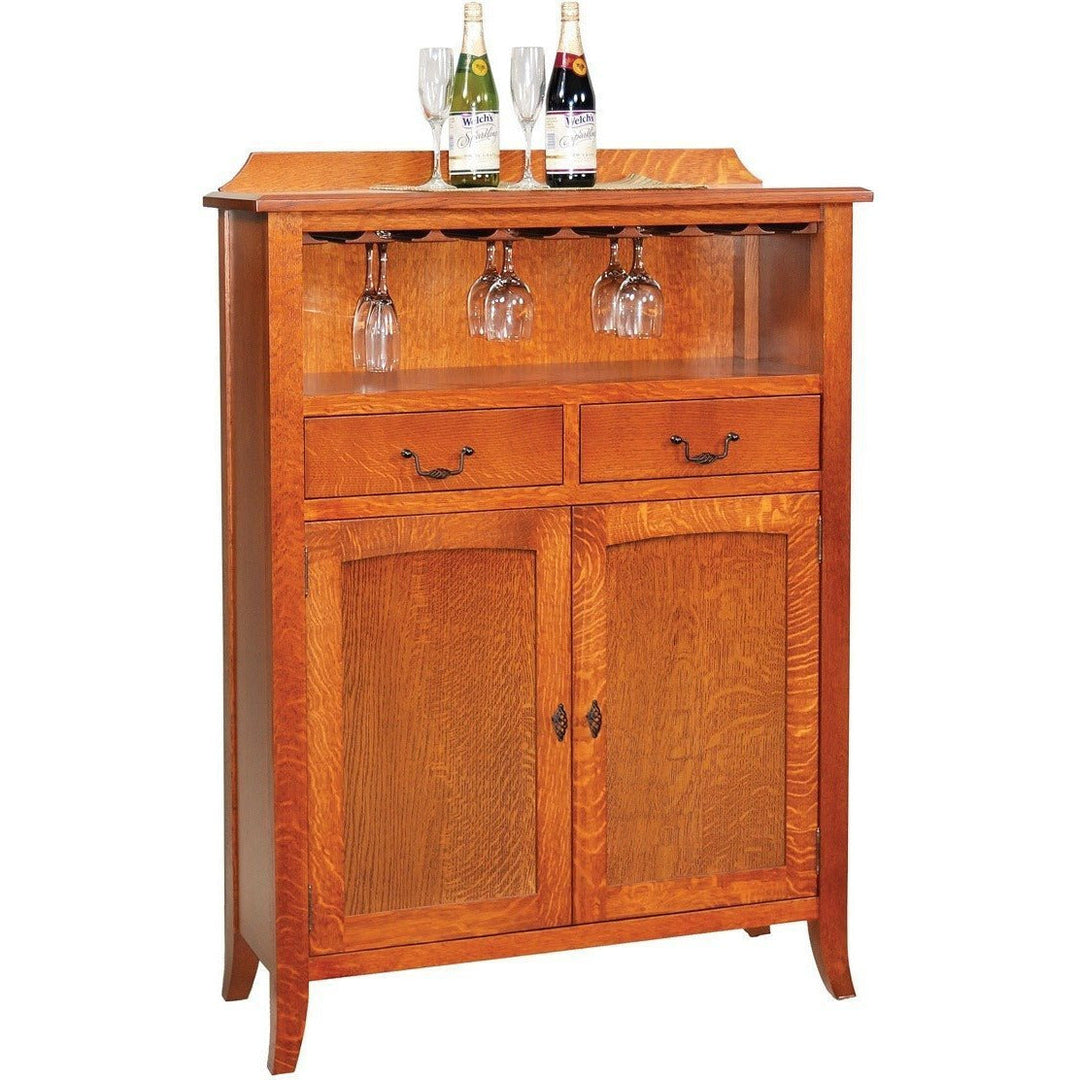 QW Amish Old World Collection Wine Cabinet QXIP-OW402