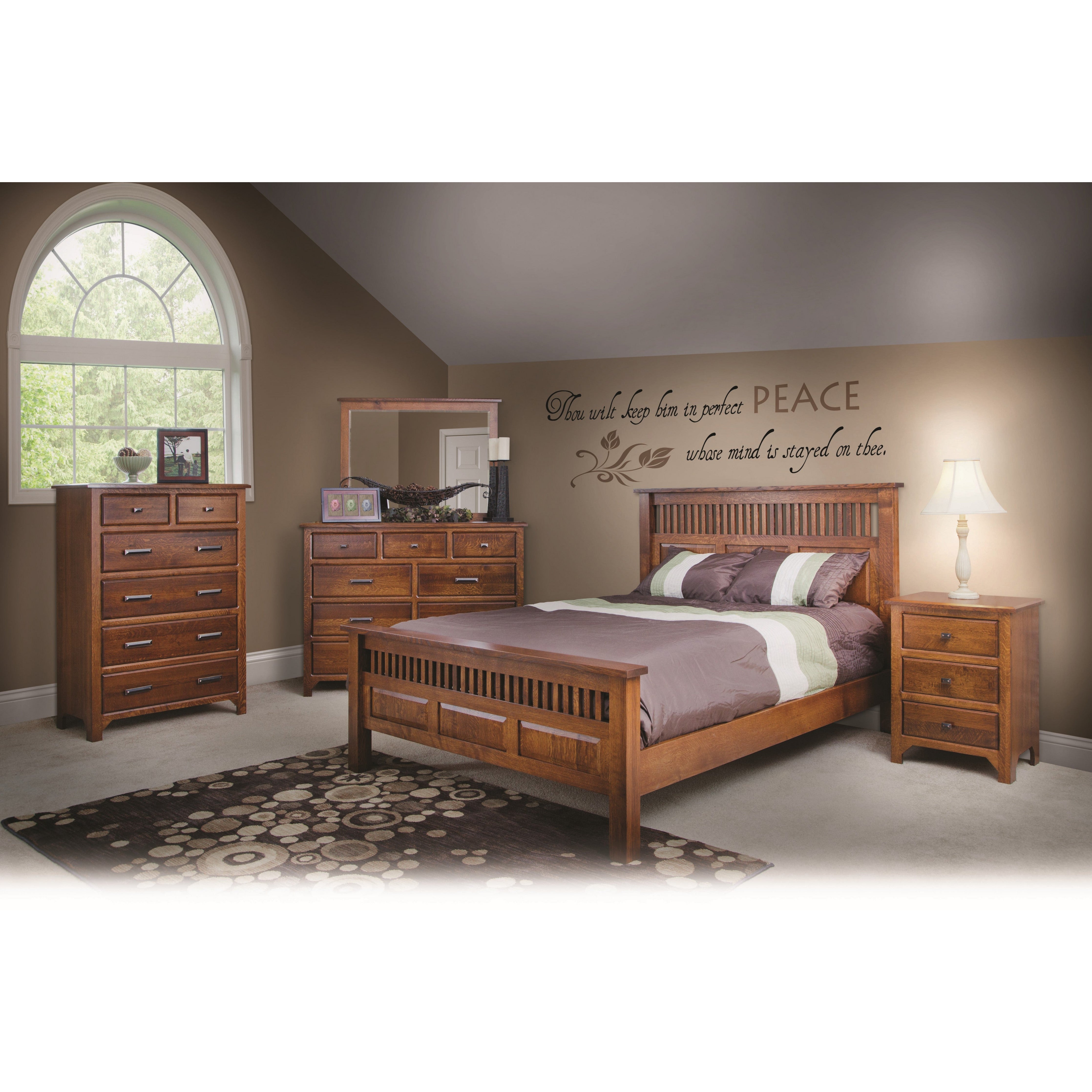 QW Amish Olde Town Mission Nightstand - Thumbnail 3