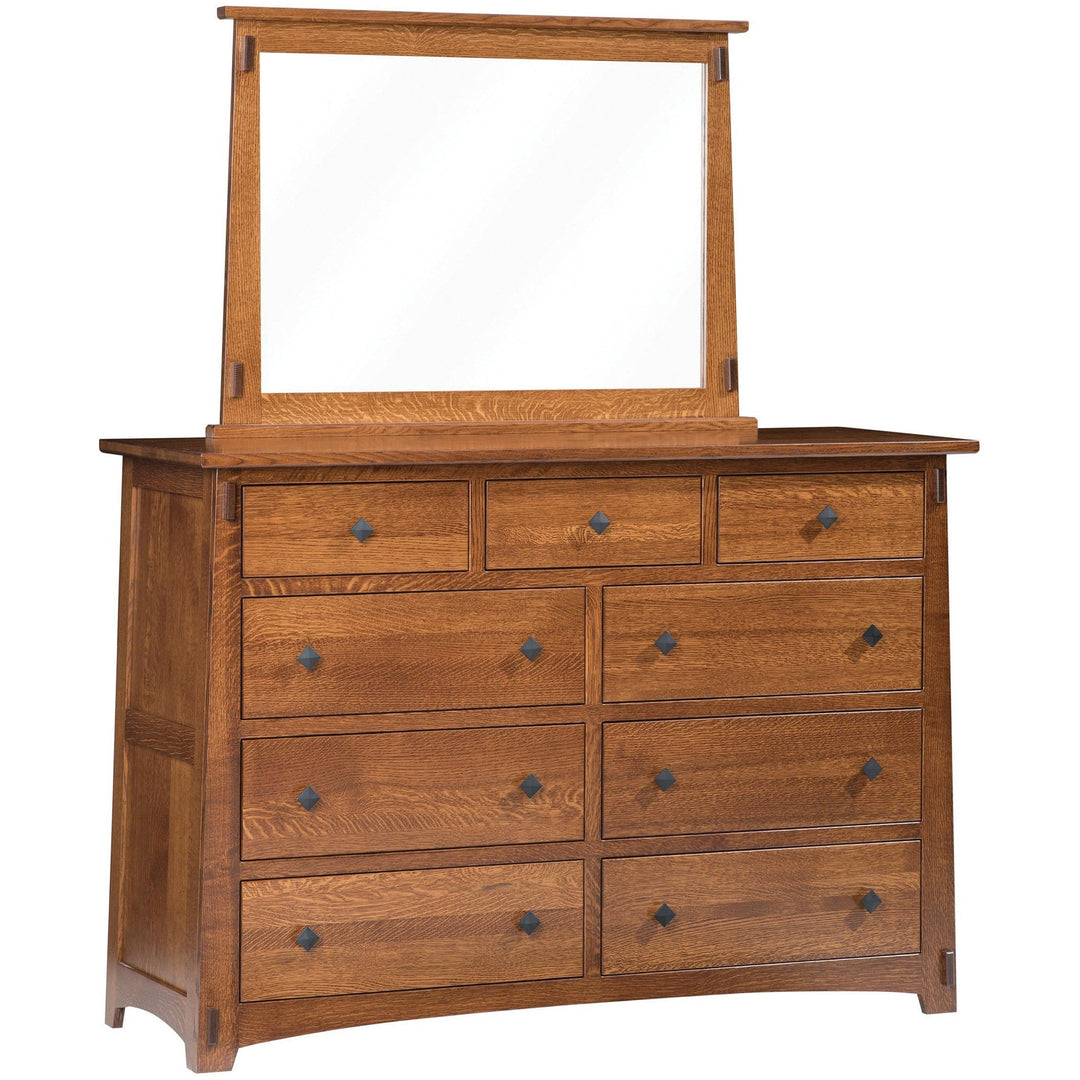 QW Amish Olde Shaker Dresser with Optional Mirror