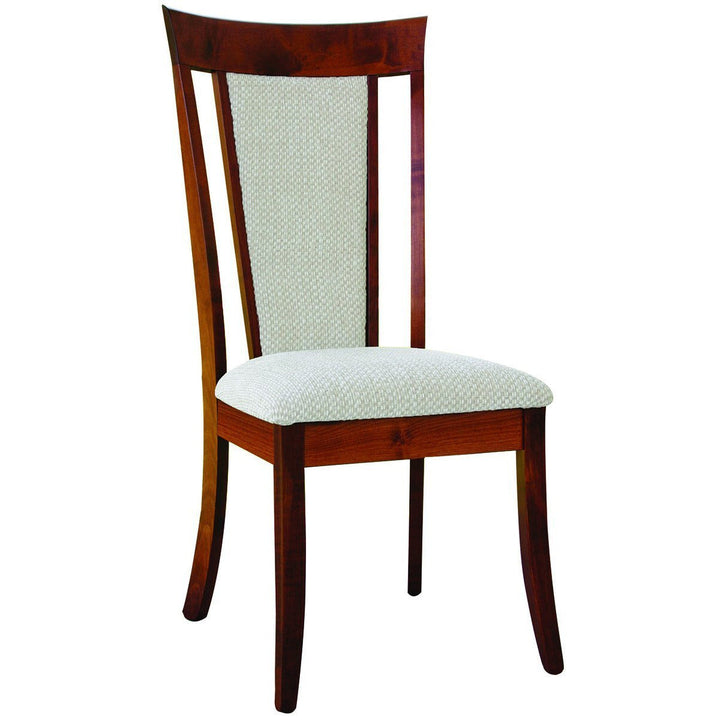 QW Amish OW Shaker with Fabric Back Side Chair