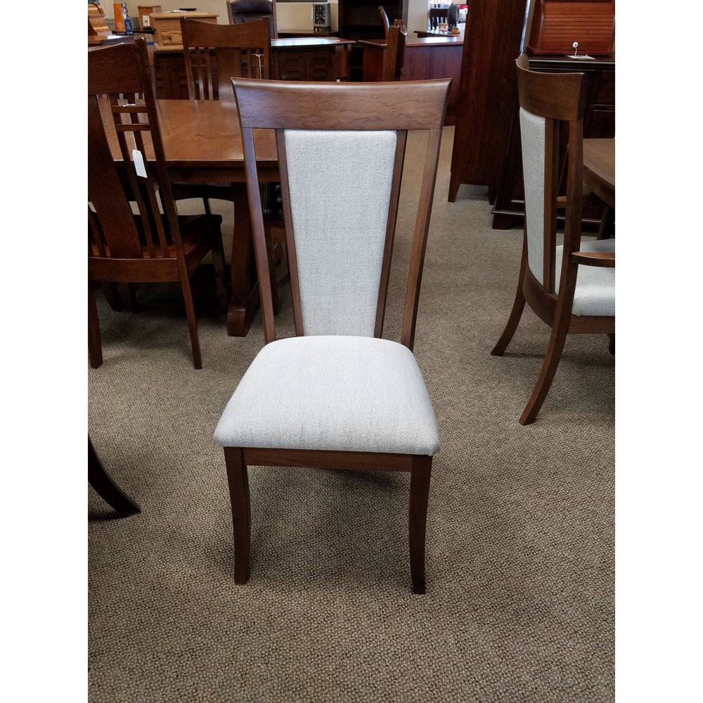 QW Amish OW Shaker with Fabric Back Side Chair OGYA-80FBSSIDE