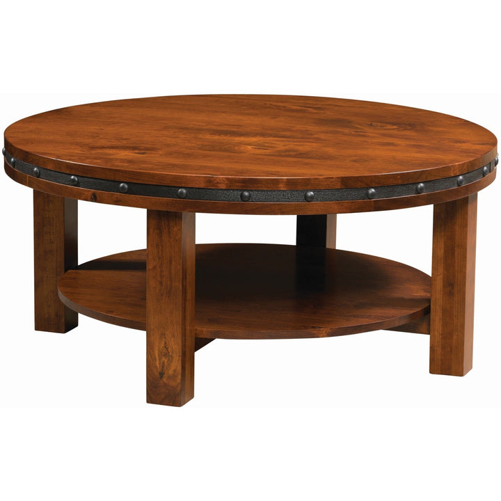 QW Amish Pasadena Round Coffee Table SPLC-SC-42RDPAC ROUND COFFEE TABLE