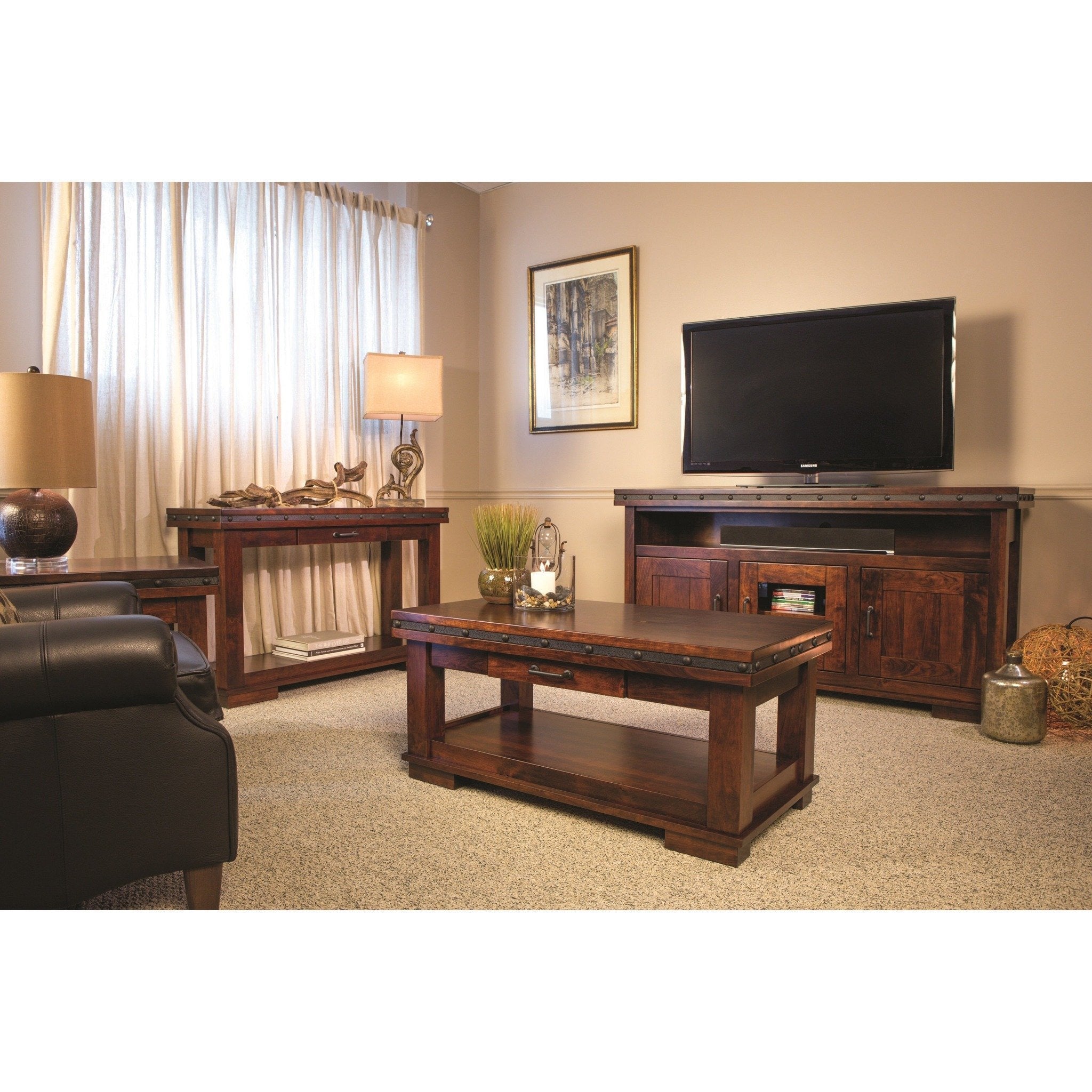 QW Amish Pasadena Sofa Table - Thumbnail 2