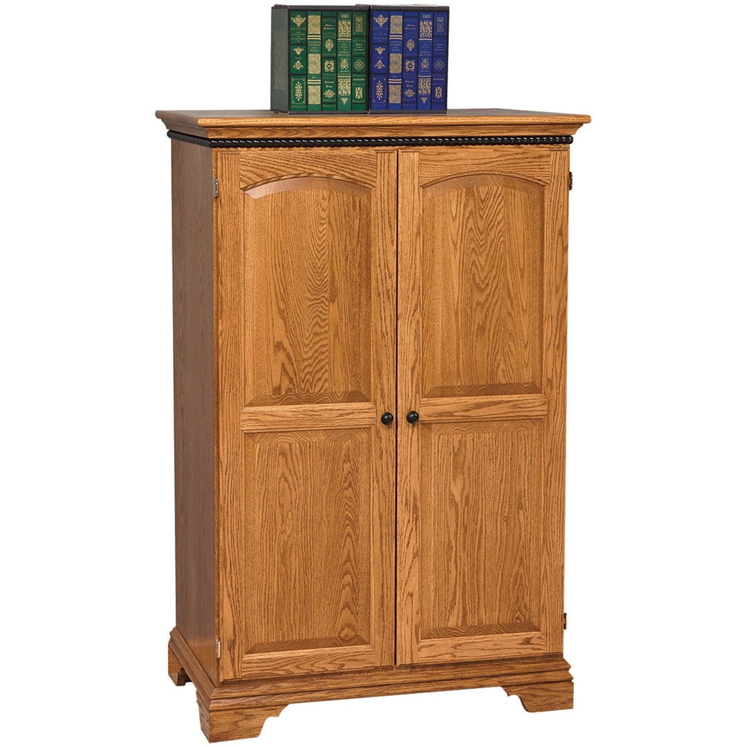 QW Amish Petite Computer Armoire – Quality Woods Furniture