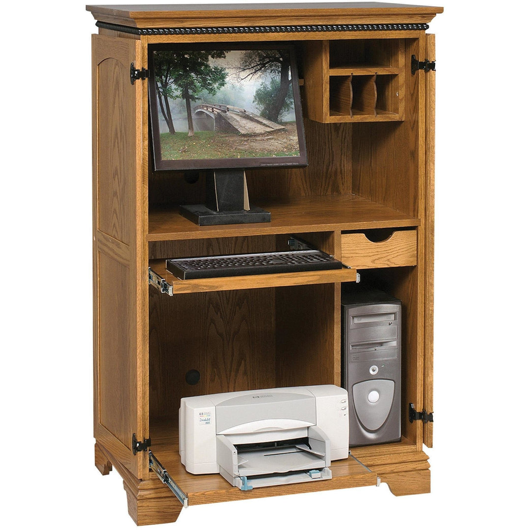 QW Amish Petite Computer Armoire GPSO-3209