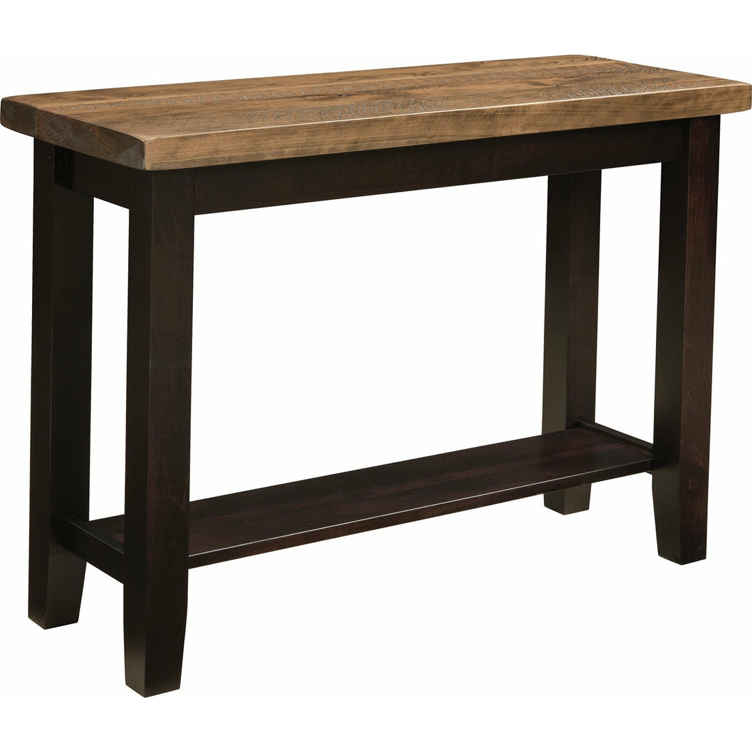 QW Amish Plank Contemporary Sofa Table