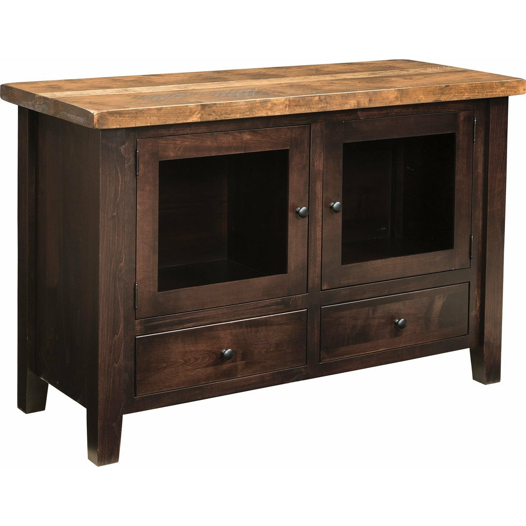 QW Amish Plank Contemporary TV Stand