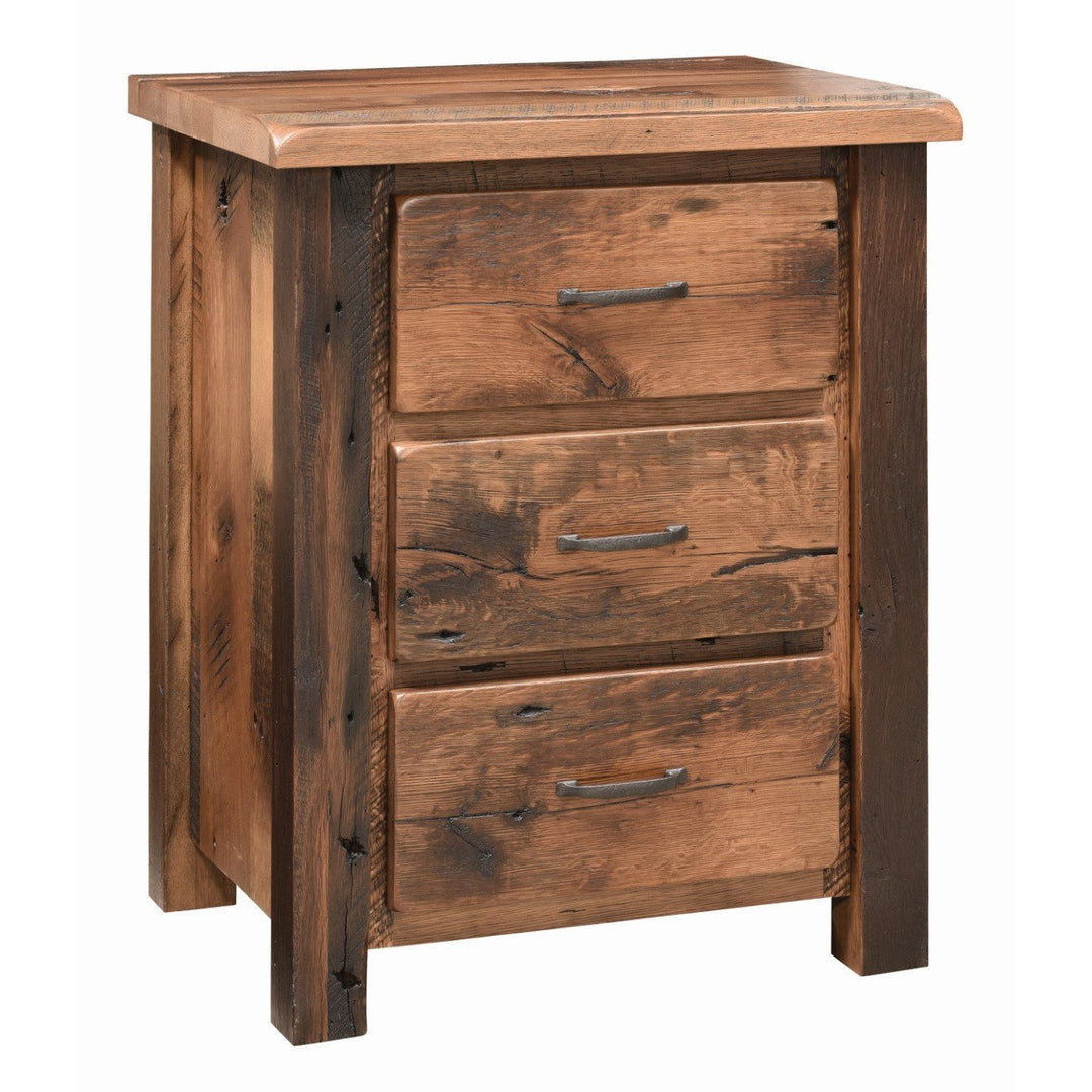 QW Amish Post Mission Reclaimed Nightstand FLCF-905