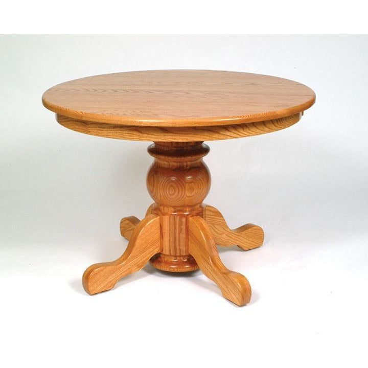 QW Amish Pot Belly Single Pedestal Table WBFE-POTBELLYSGL4242