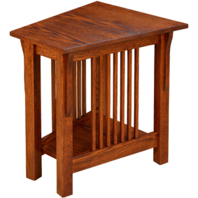 PR38 Prairie Mission Small Wedge Table Quality Woods Furniture