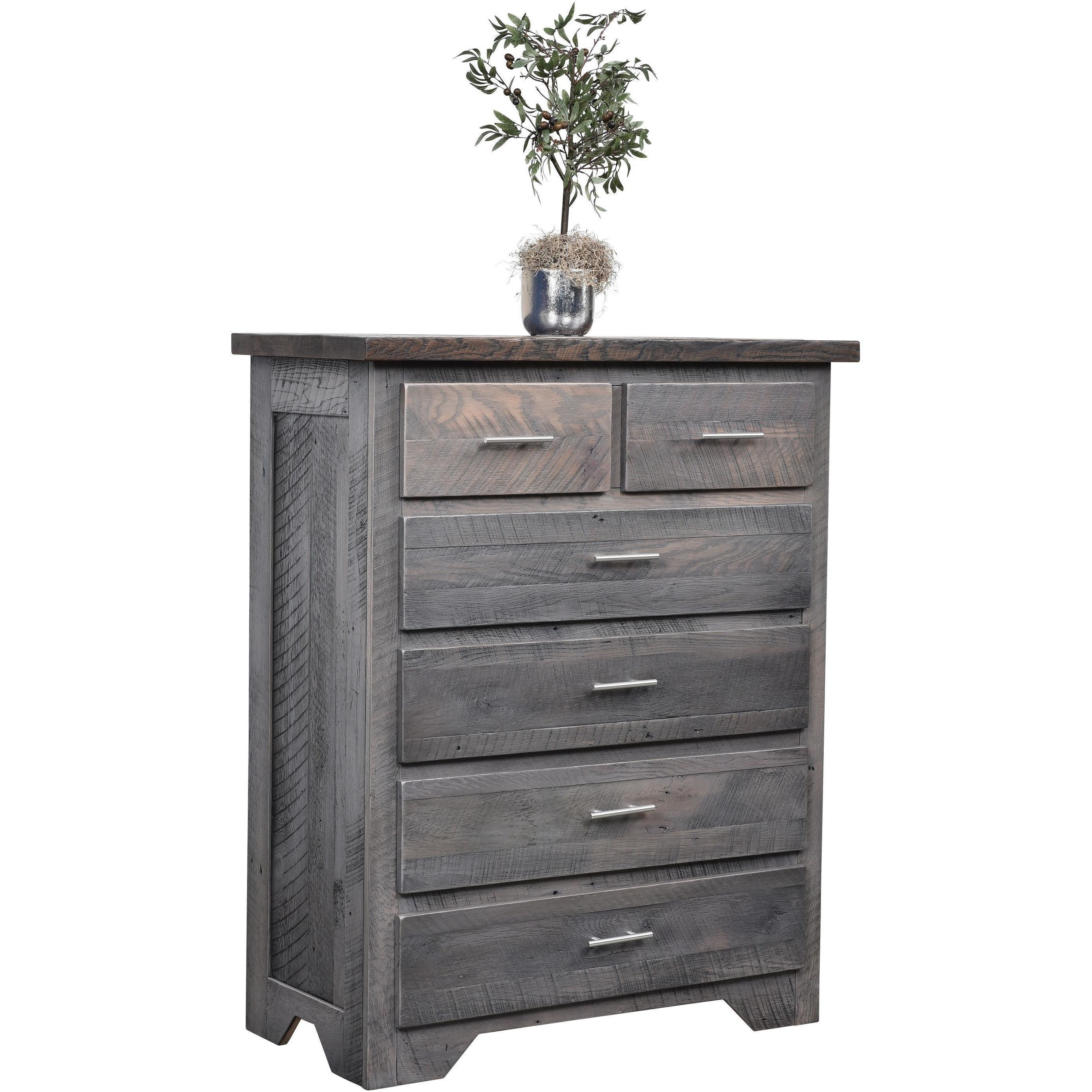QW Amish London Fog Reclaimed Barnwood Chest