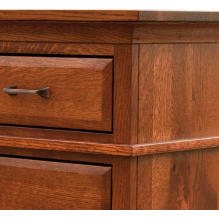 QW Amish Rockwell Dresser & Mirror SPQW-END9ENM54