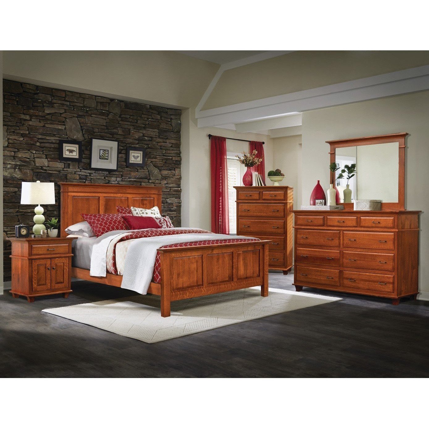 QW Amish Rockwell Nightstand - Thumbnail 3