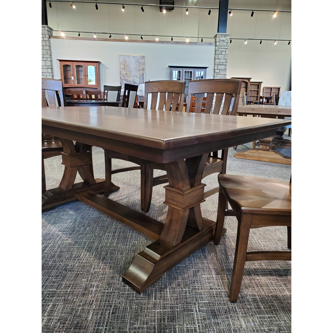QW Amish Roland Trestle Table