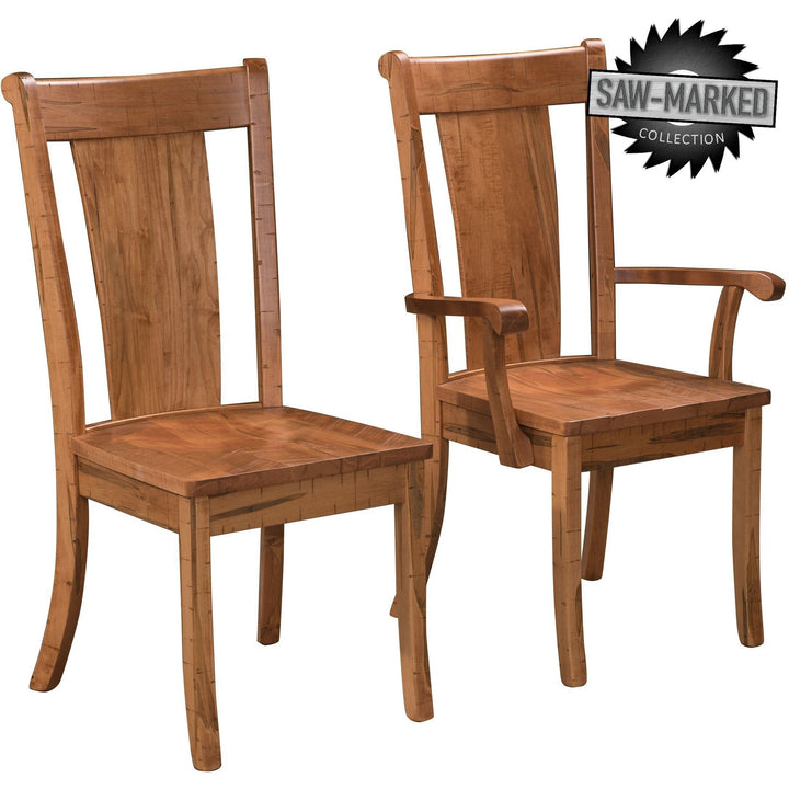 QW Amish 'Saw-Marked' Brady Chair