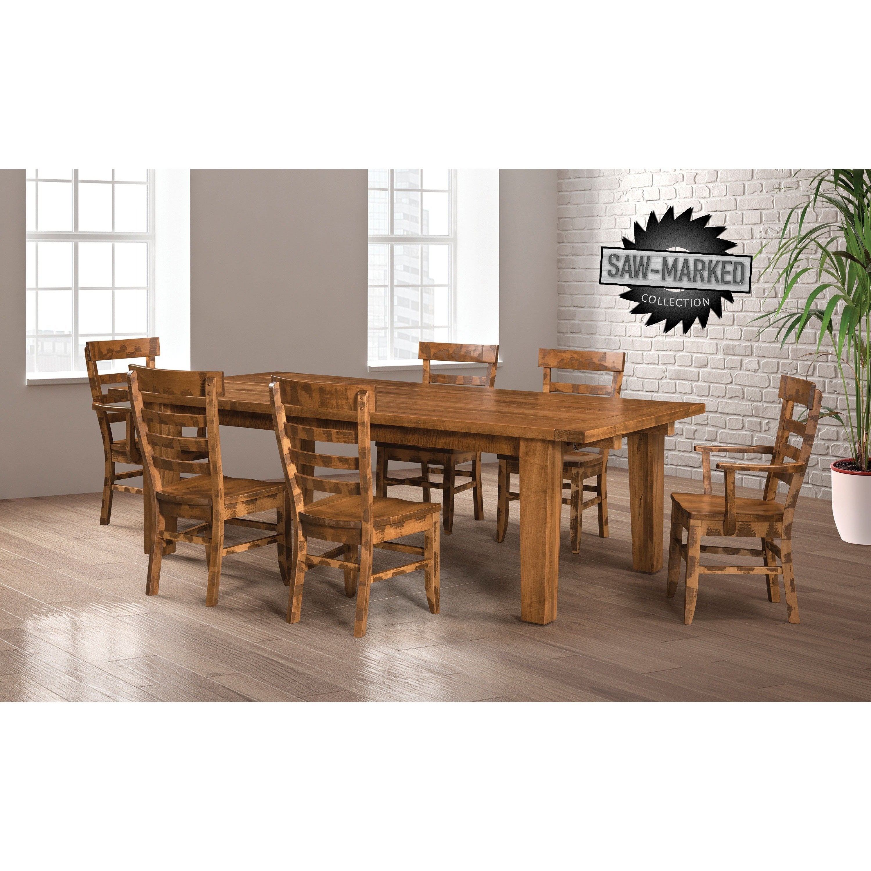 QW Amish 'Saw-Marked' Frontier Table - Thumbnail 2