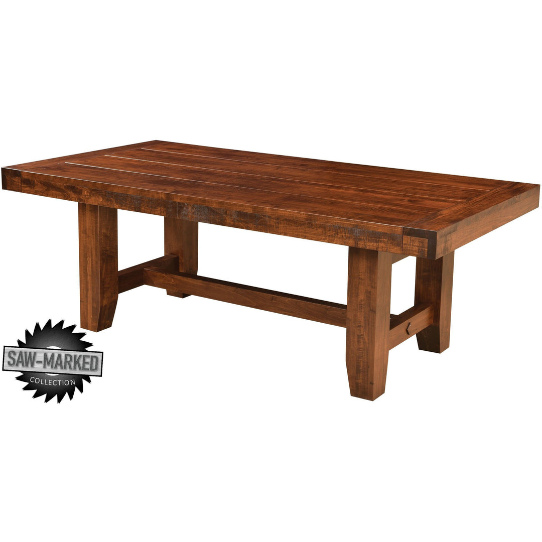 QW Amish 'Saw-Marked' Houston Table