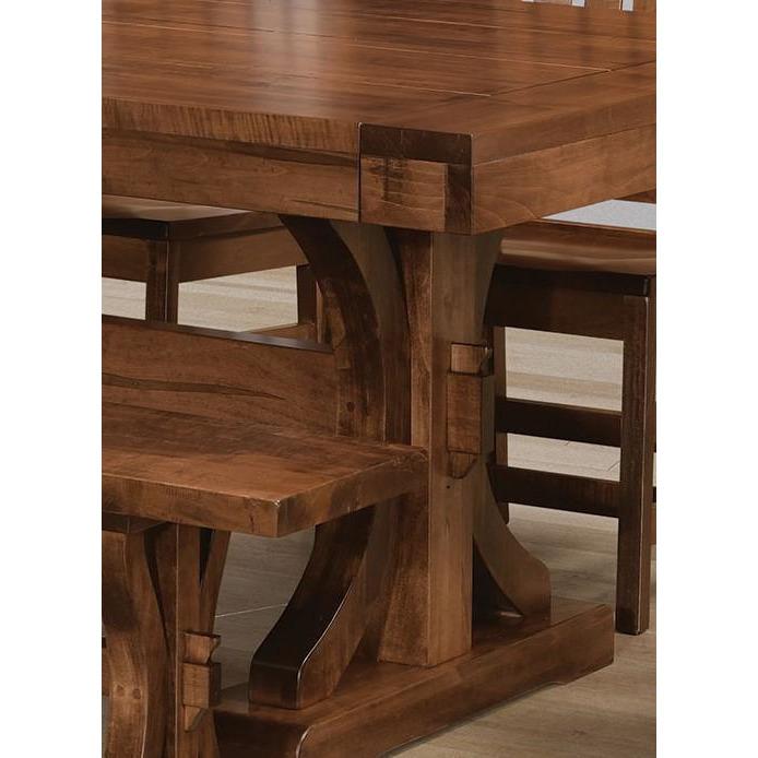 QW Amish 'Saw-Marked' Karlisle Table