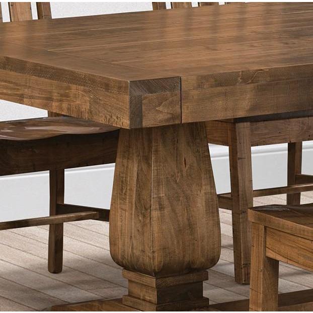 QW Amish 'Saw-Marked' Omaha Table