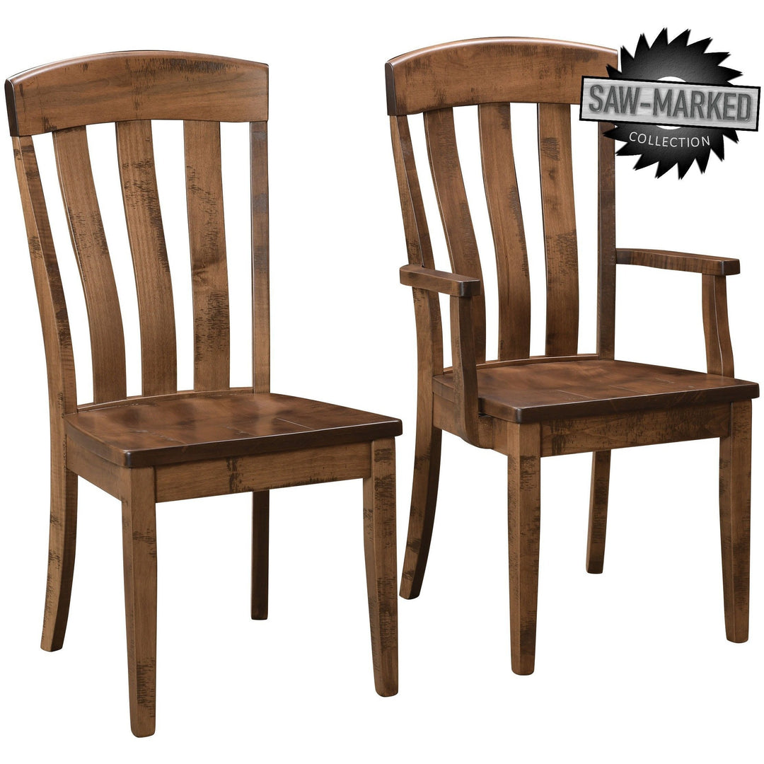 QW Amish 'Saw-Marked' Oregon Chair