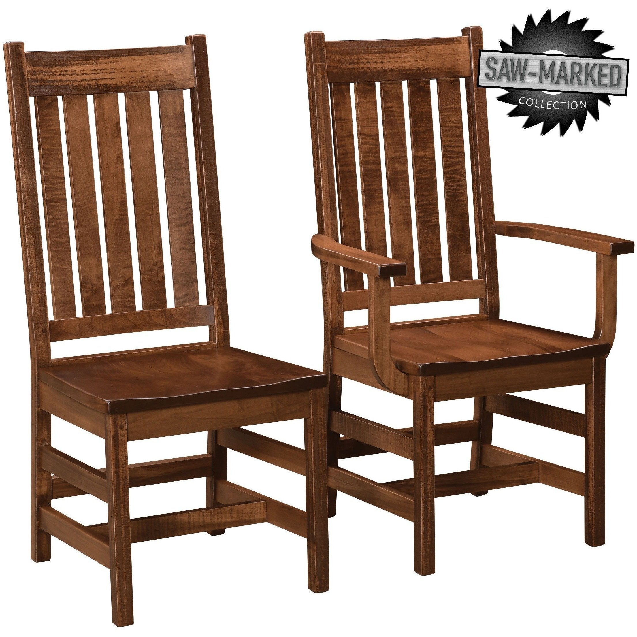 QW Amish Saw-Marked Williamsburg Chair - Thumbnail 2