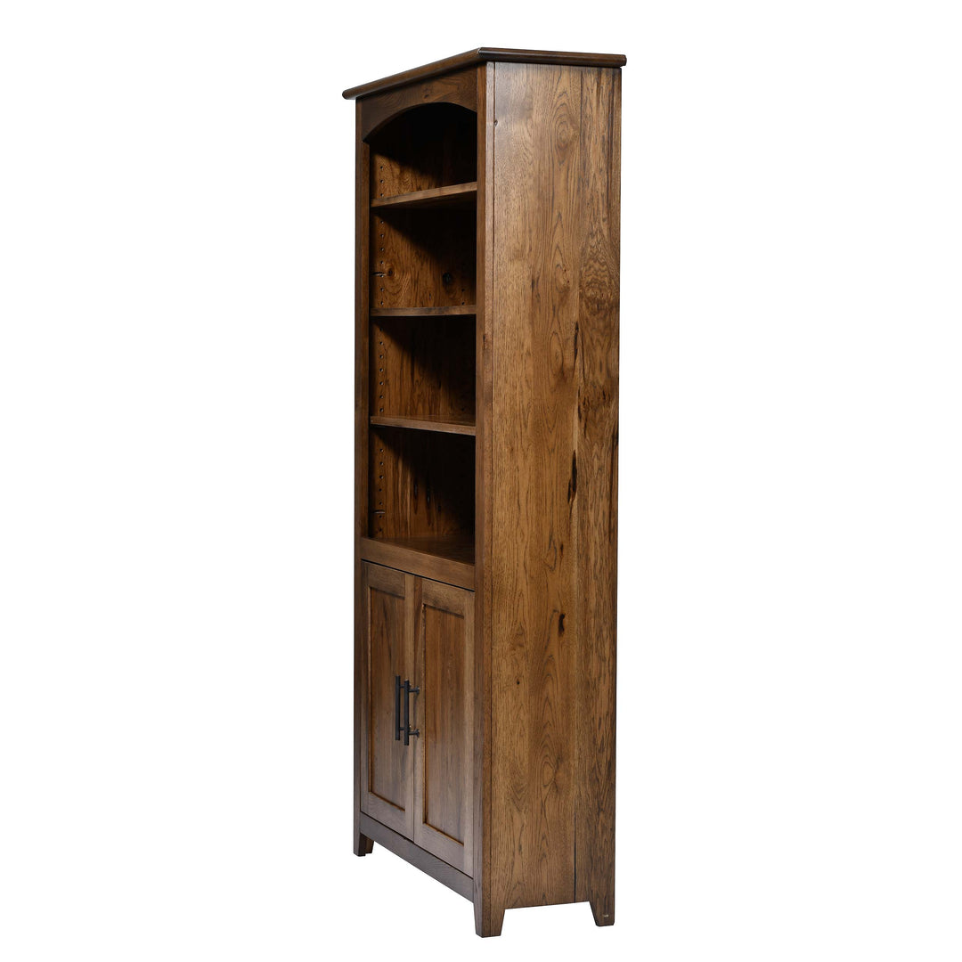 QW Amish Settlers Bookcase w/ Doors - 36x72