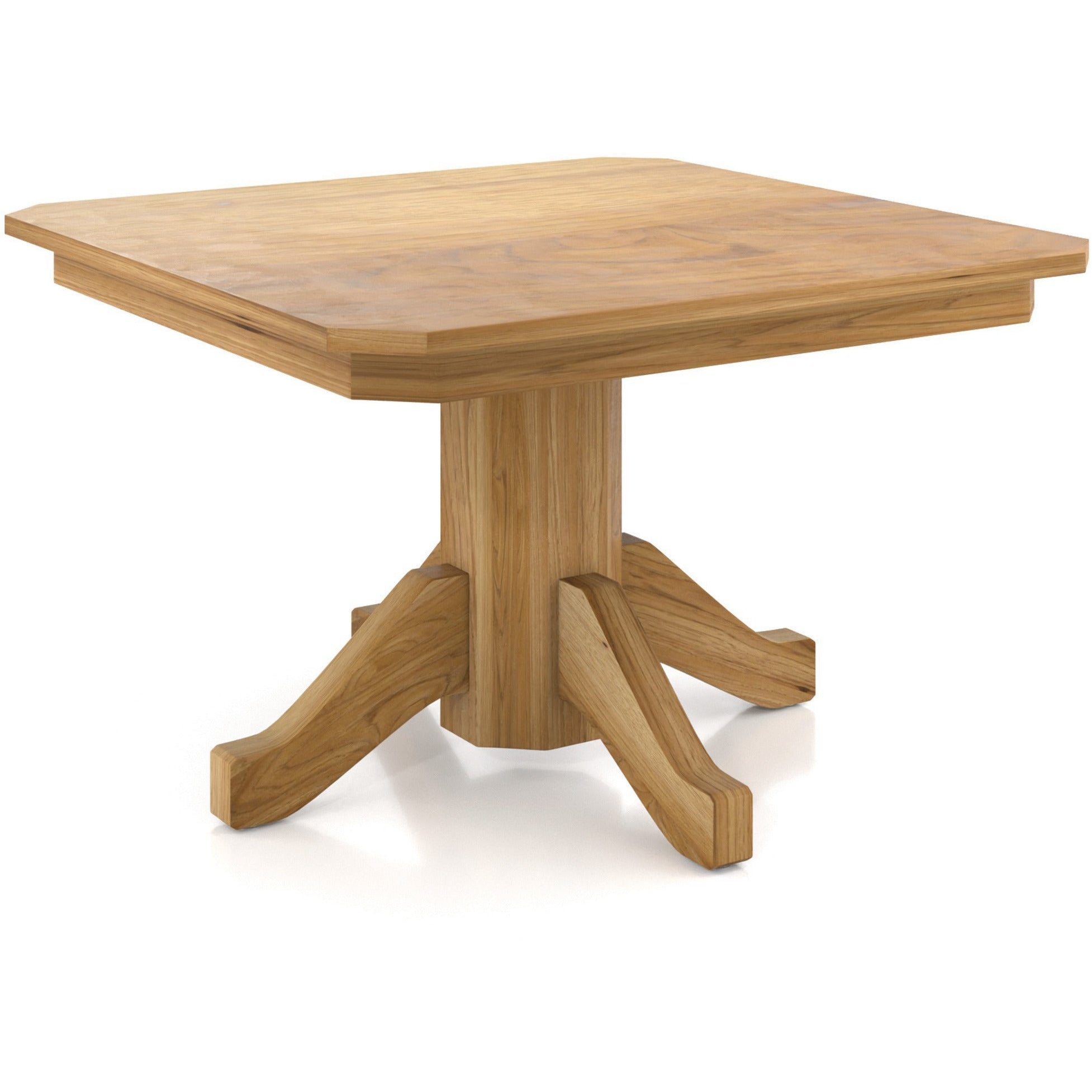 QW Amish Post Mission Single Pedestal Table - Thumbnail 3