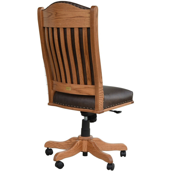 QW Amish Side Desk Chair (with gas lift) BUPE-SC60