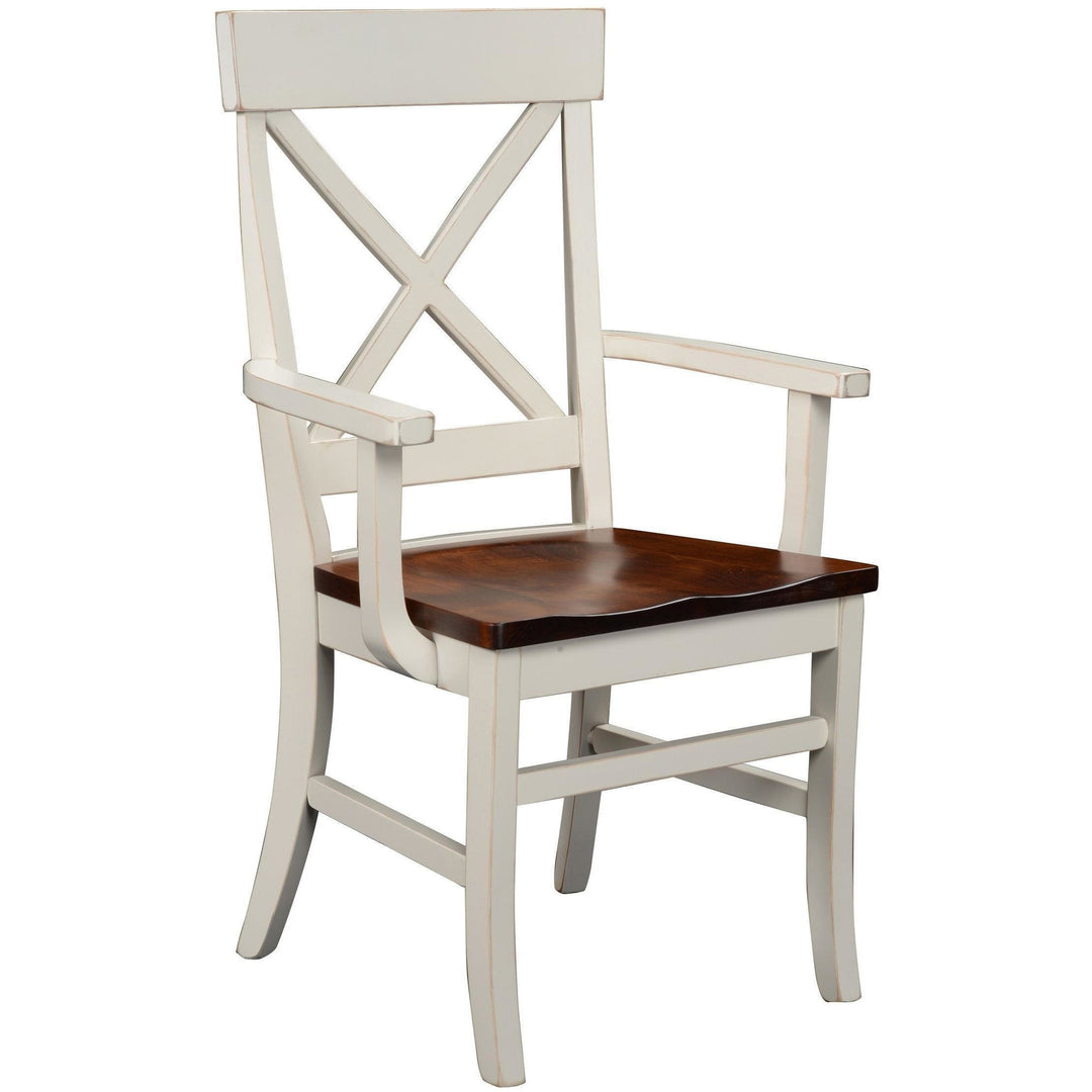 QW Amish Single X Arm Chair WIPG-322