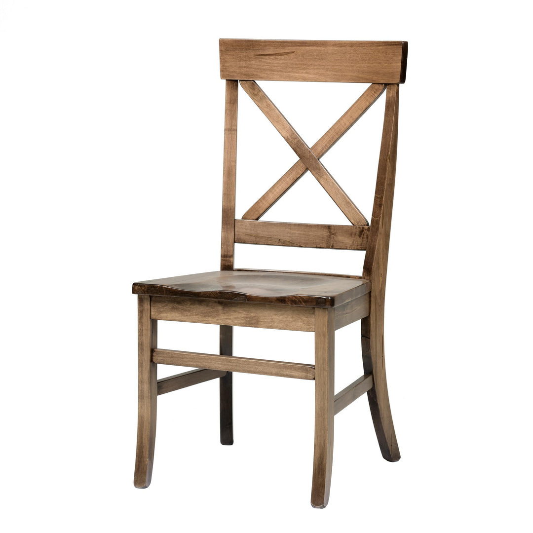 QW Amish Single X Side Chair
