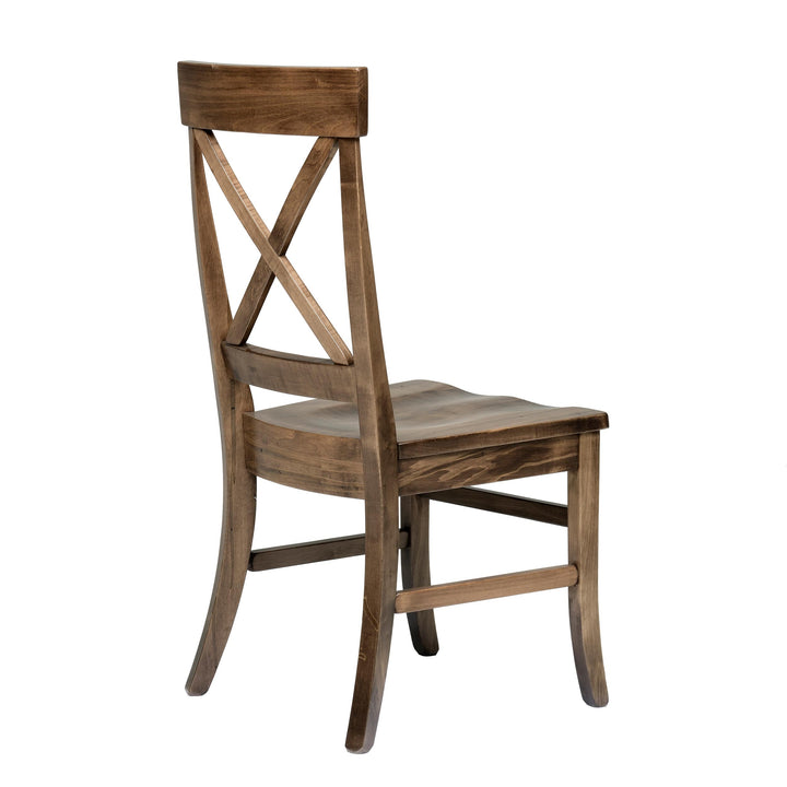 QW Amish Single X Side Chair