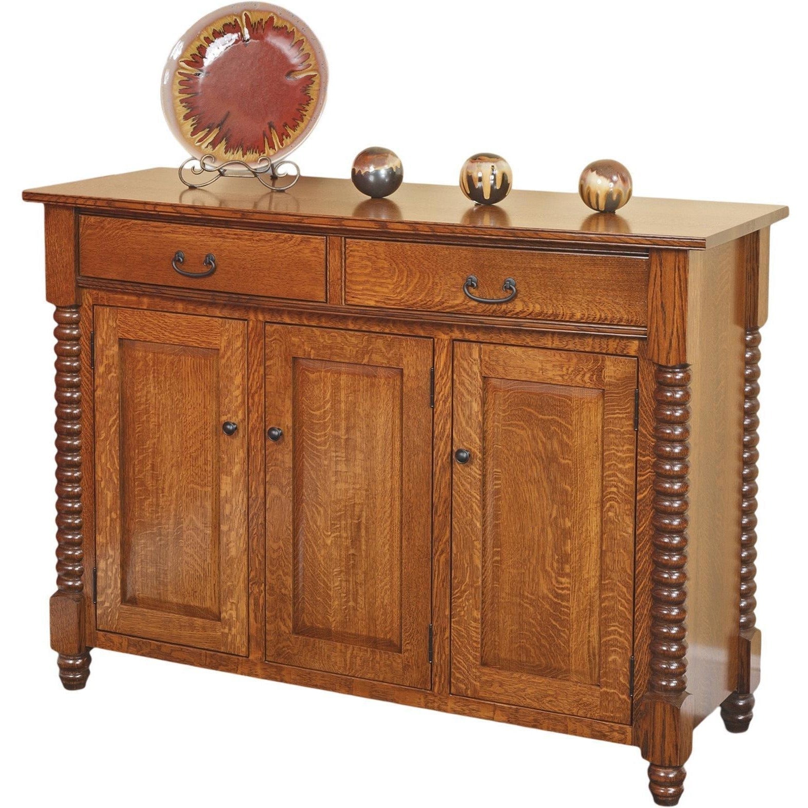 QW Amish Sophia 3 Door Buffet