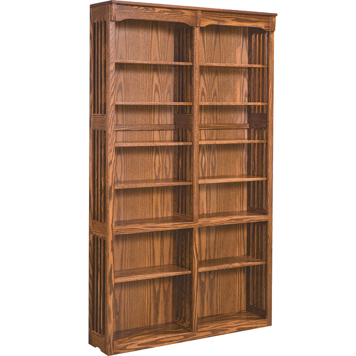 QW Amish Spindle 2 Unit Bookcase