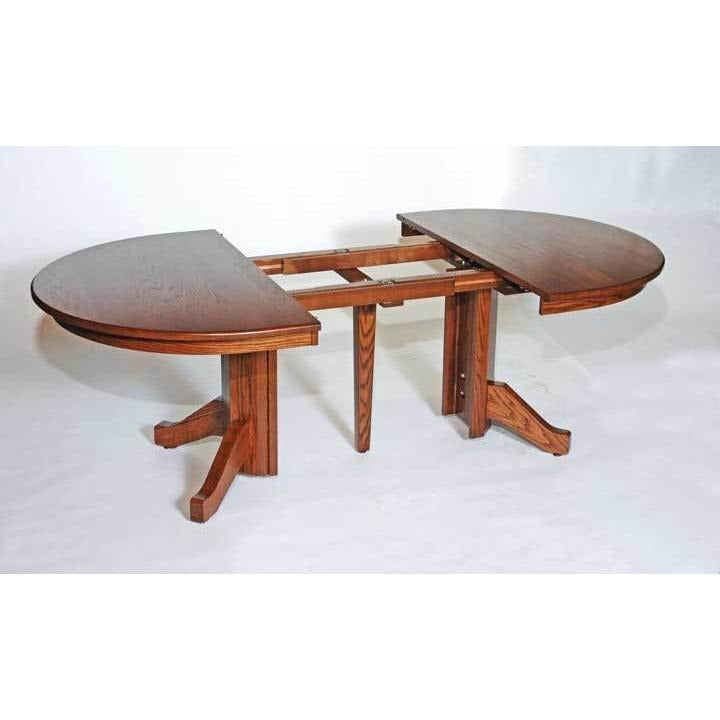 QW Amish Split Single Pedestal Table WBFE-SPLITSGL4260