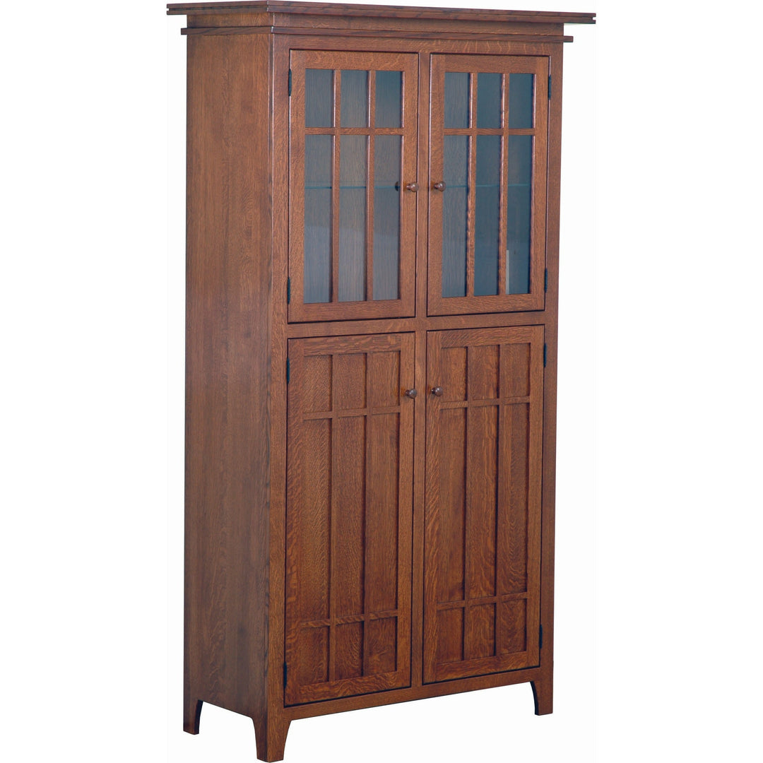 QW Amish Spruce Creek Dining Cabinet Upper Short Doors