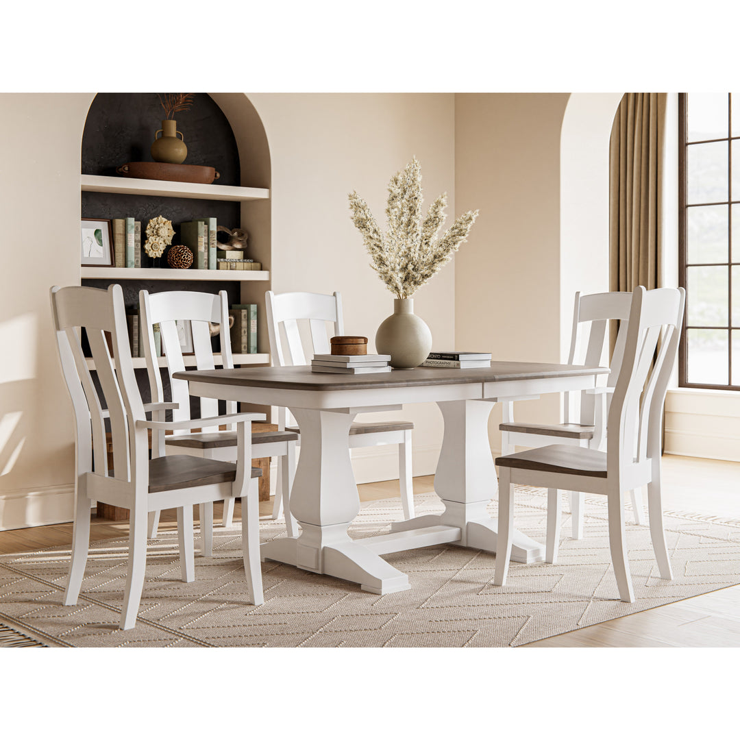 QW Amish Stacy 7pc Dining Set