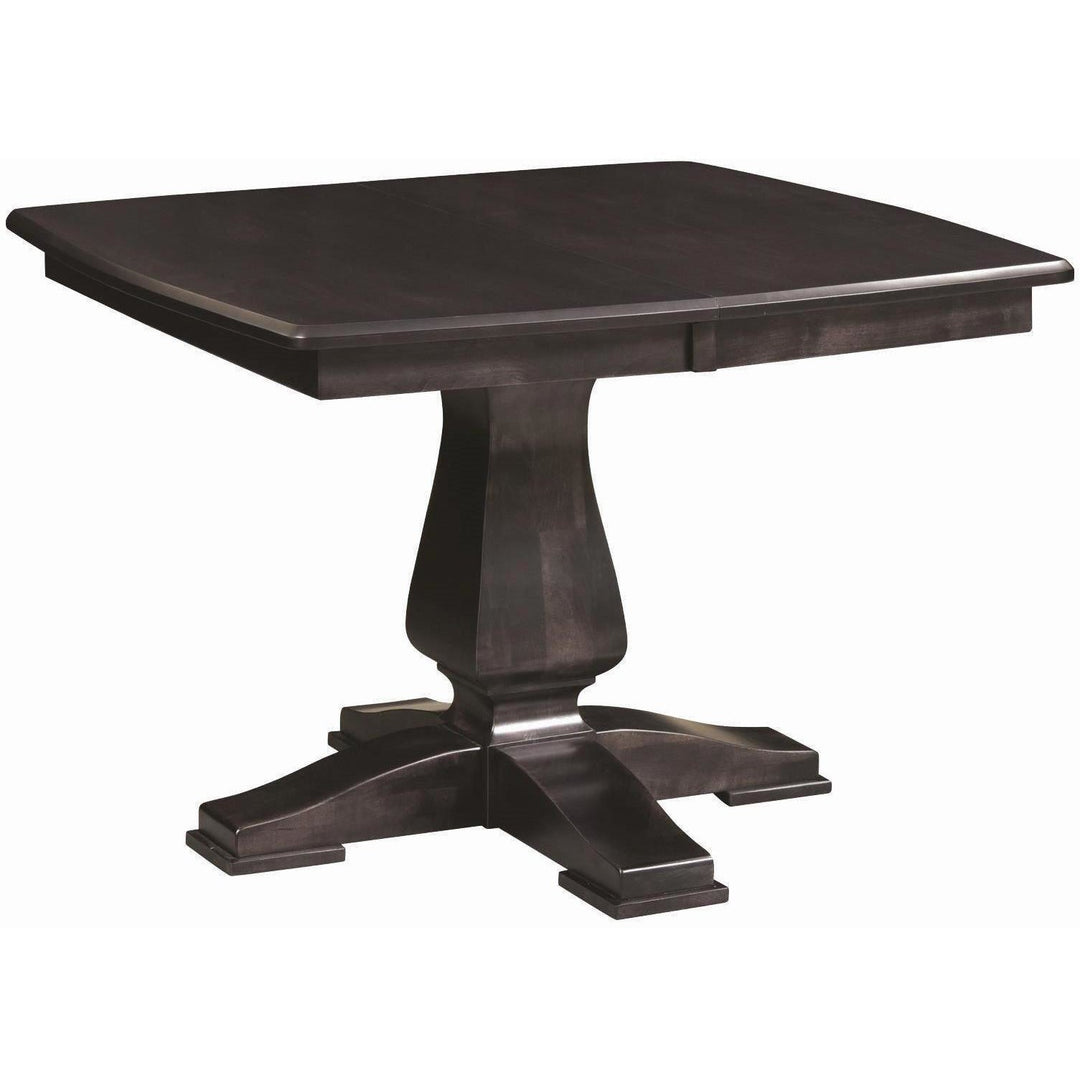 QW Amish Stacy Single Pedestal Table KQLK-STACY-SINGLE