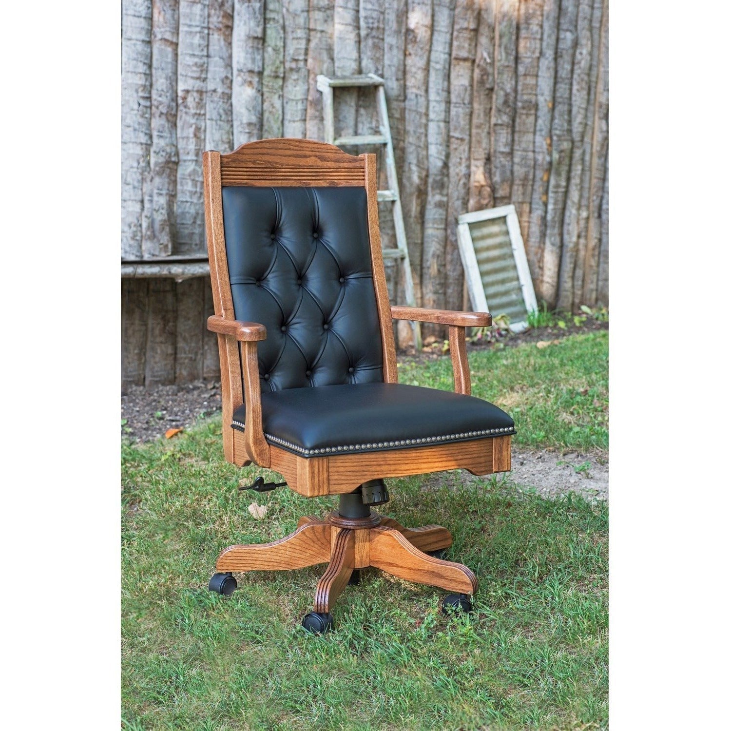 QW Amish Starr Executive Arm Chair - Thumbnail 5