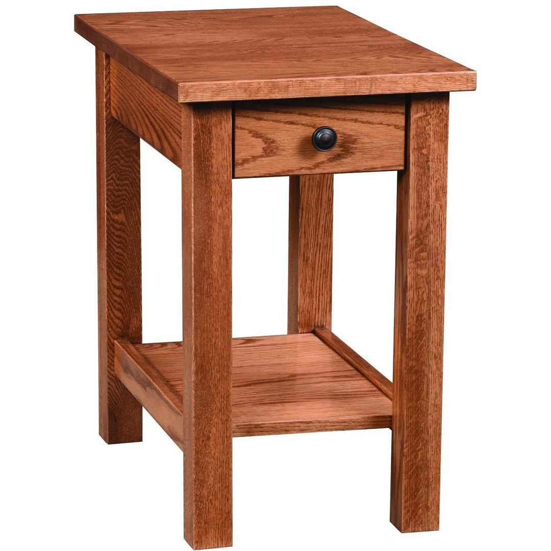 QW Amish Tersigne Mission Chair Side Table