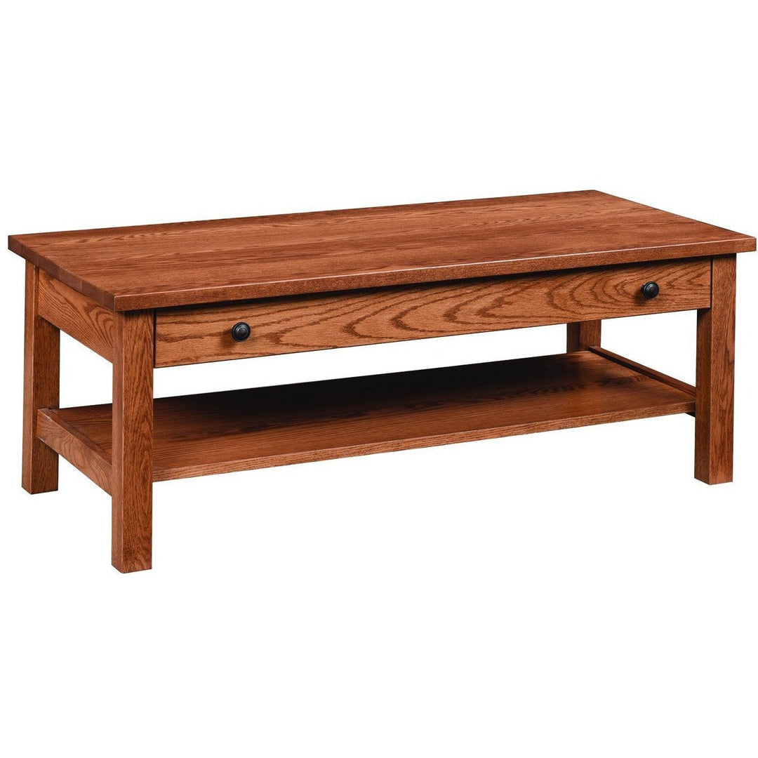 QW Amish Tersigne Mission Coffee Table