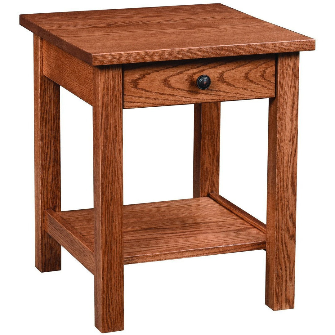 QW Amish Tersigne Mission End Table