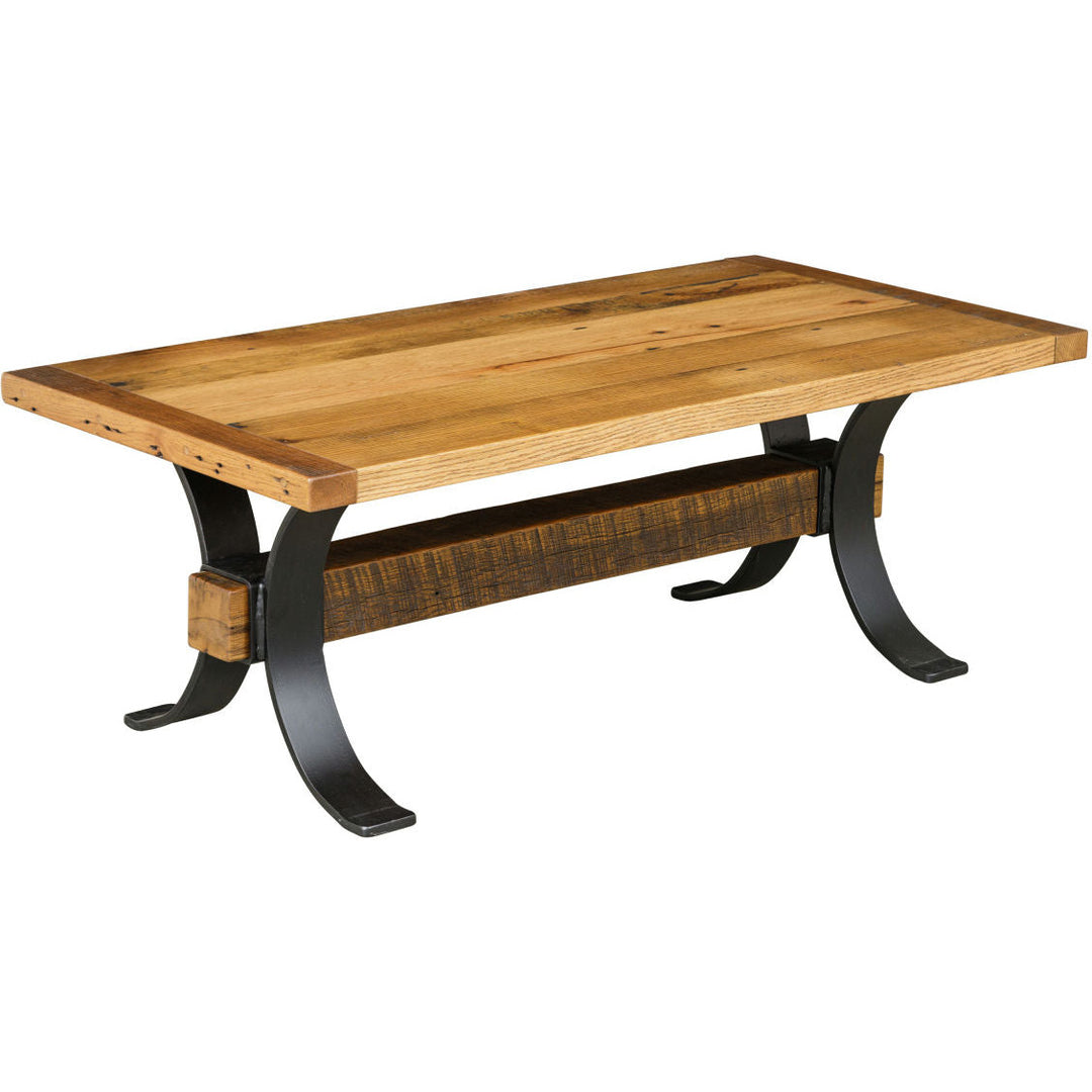 QW Amish Timber Frame Reclaimed Barnwood Coffee Table (select your size)