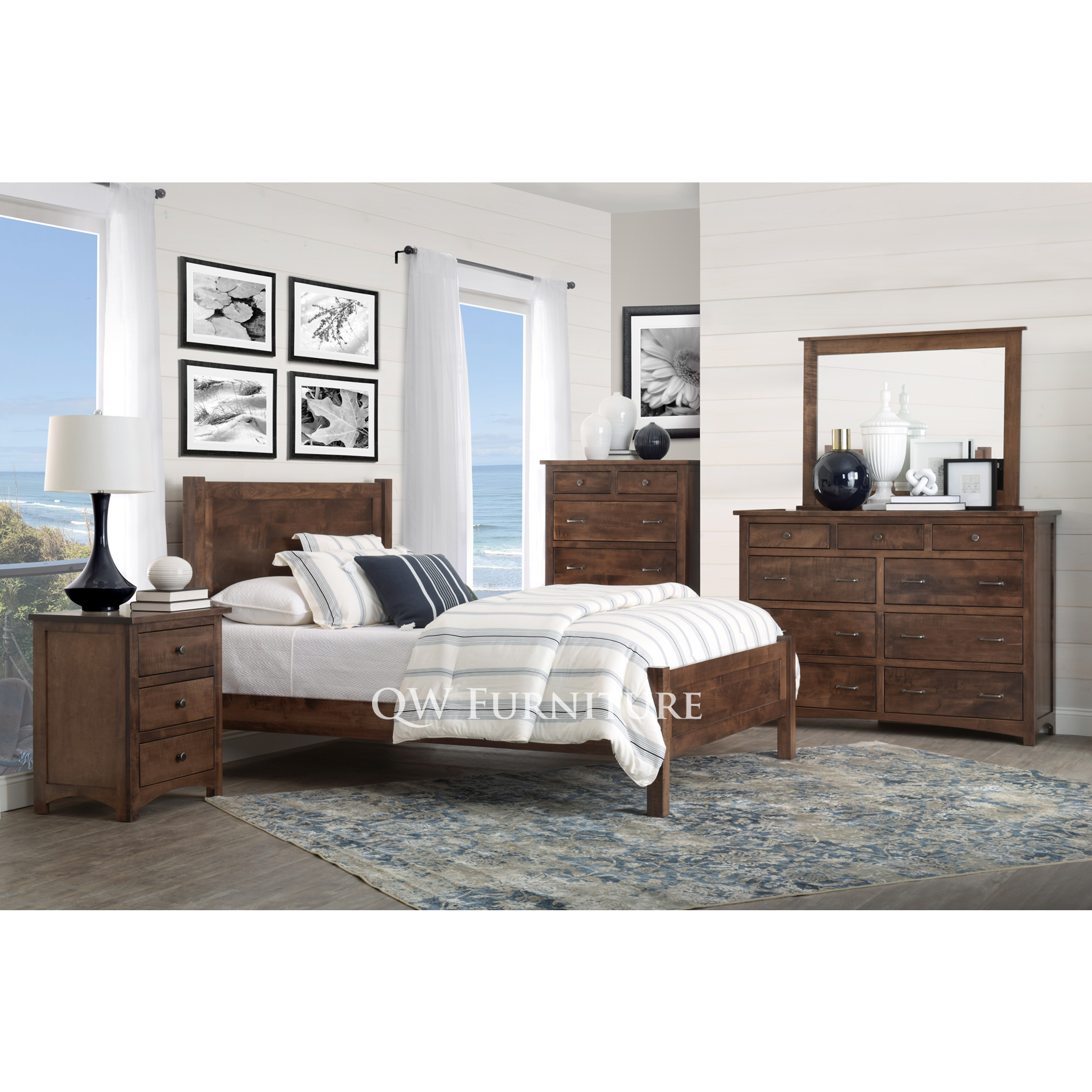 QW Amish Mission Chest of Drawers - Thumbnail 2