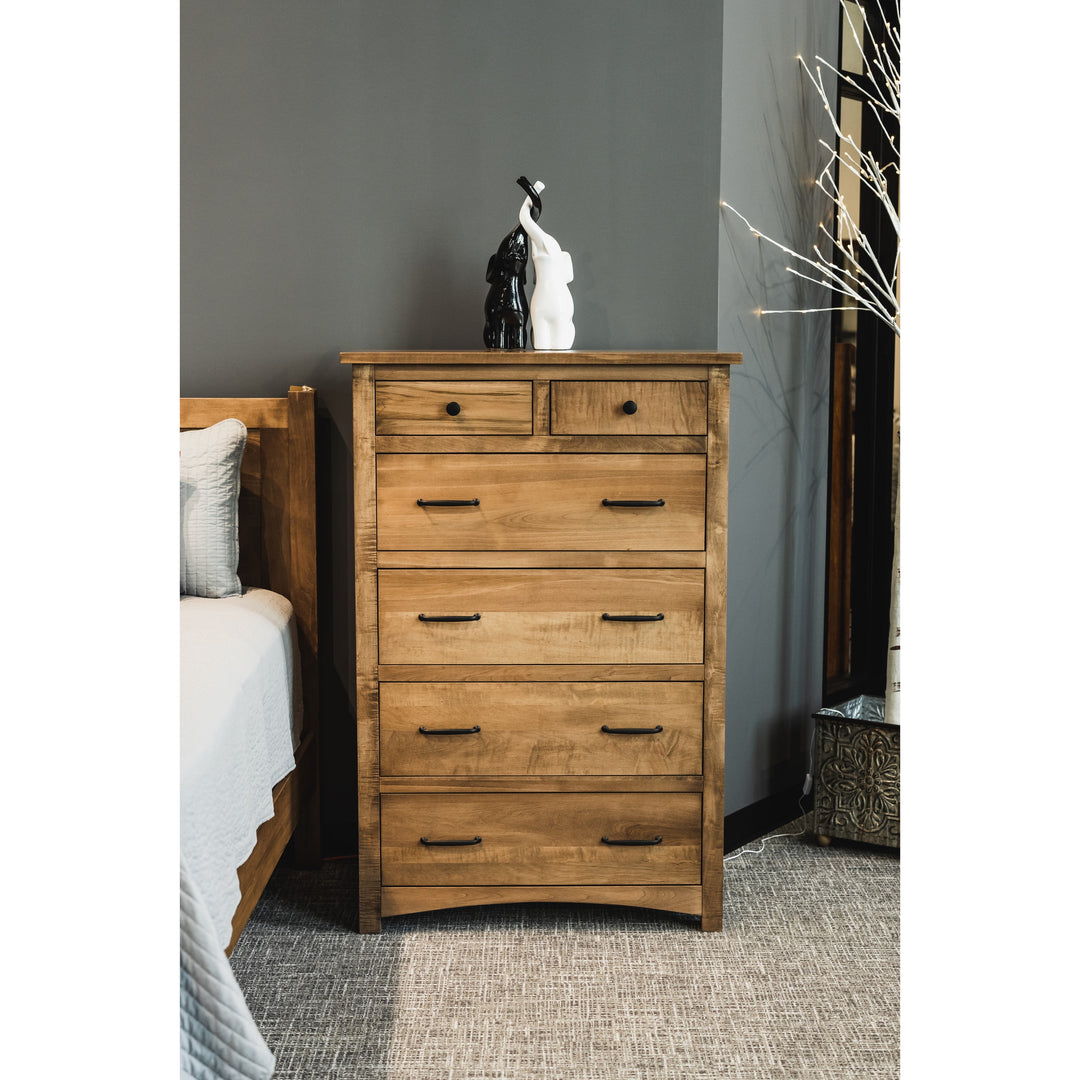 QW Amish Treasure Mission Chest of Drawers