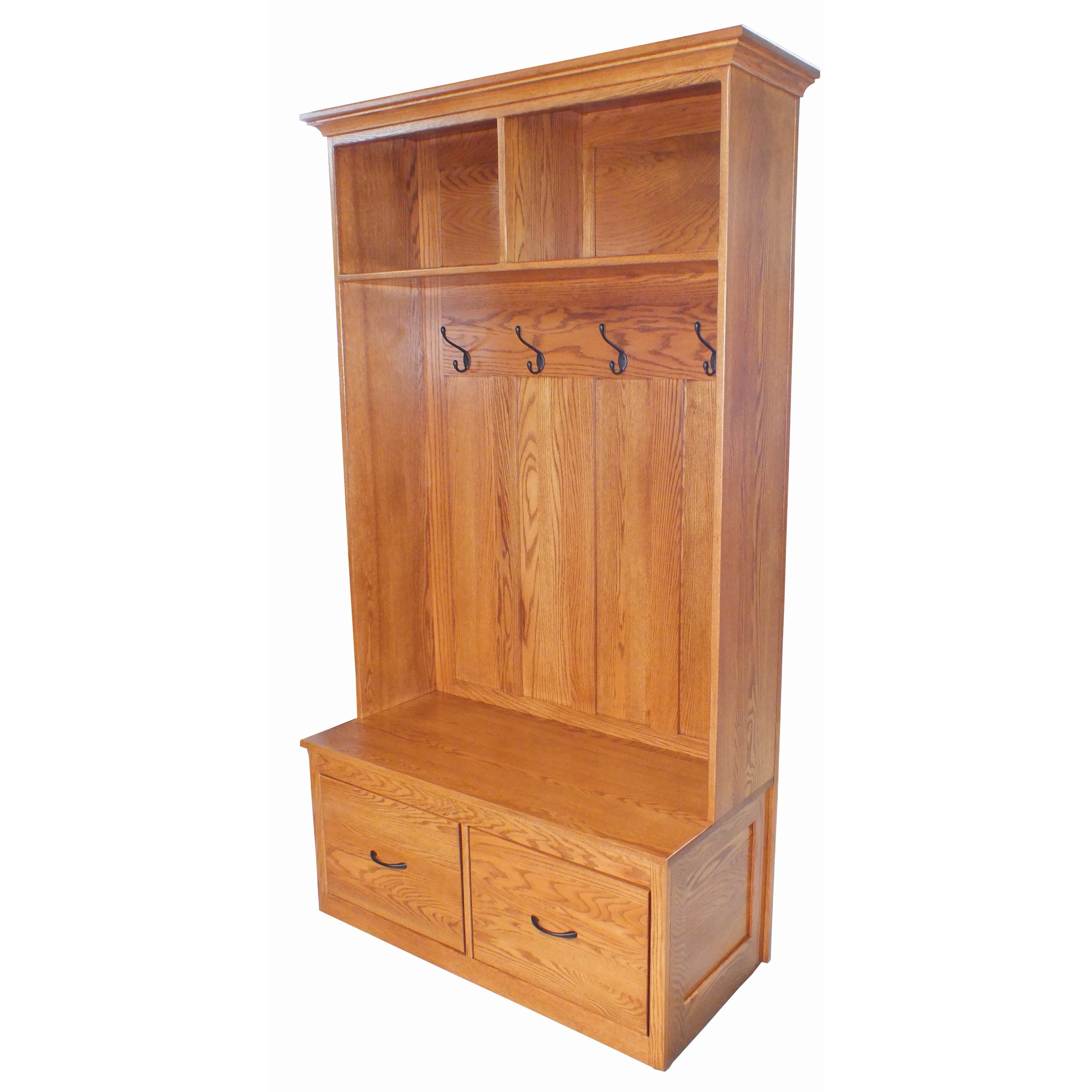 Amish hall outlet tree storage bench