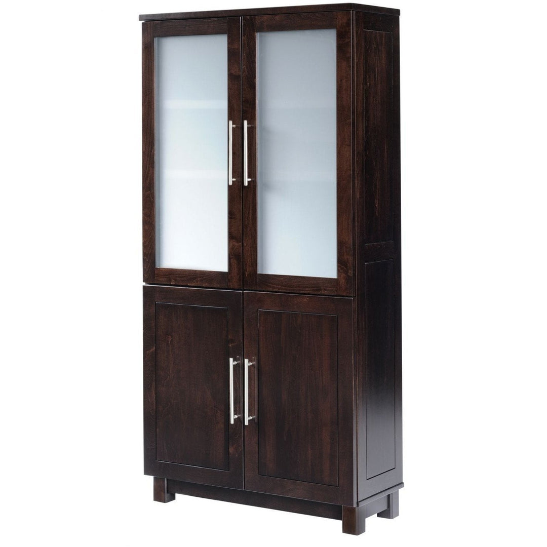 QW Amish Urban Office Bookcase with 4 Doors YXPT-18-3672-4D