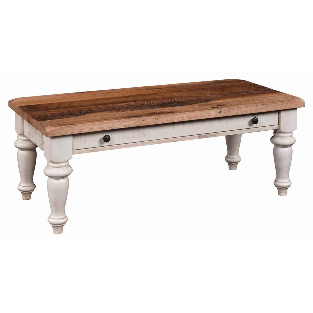 QW Amish Vintage Reclaimed Coffee Table FLCF-VCT48