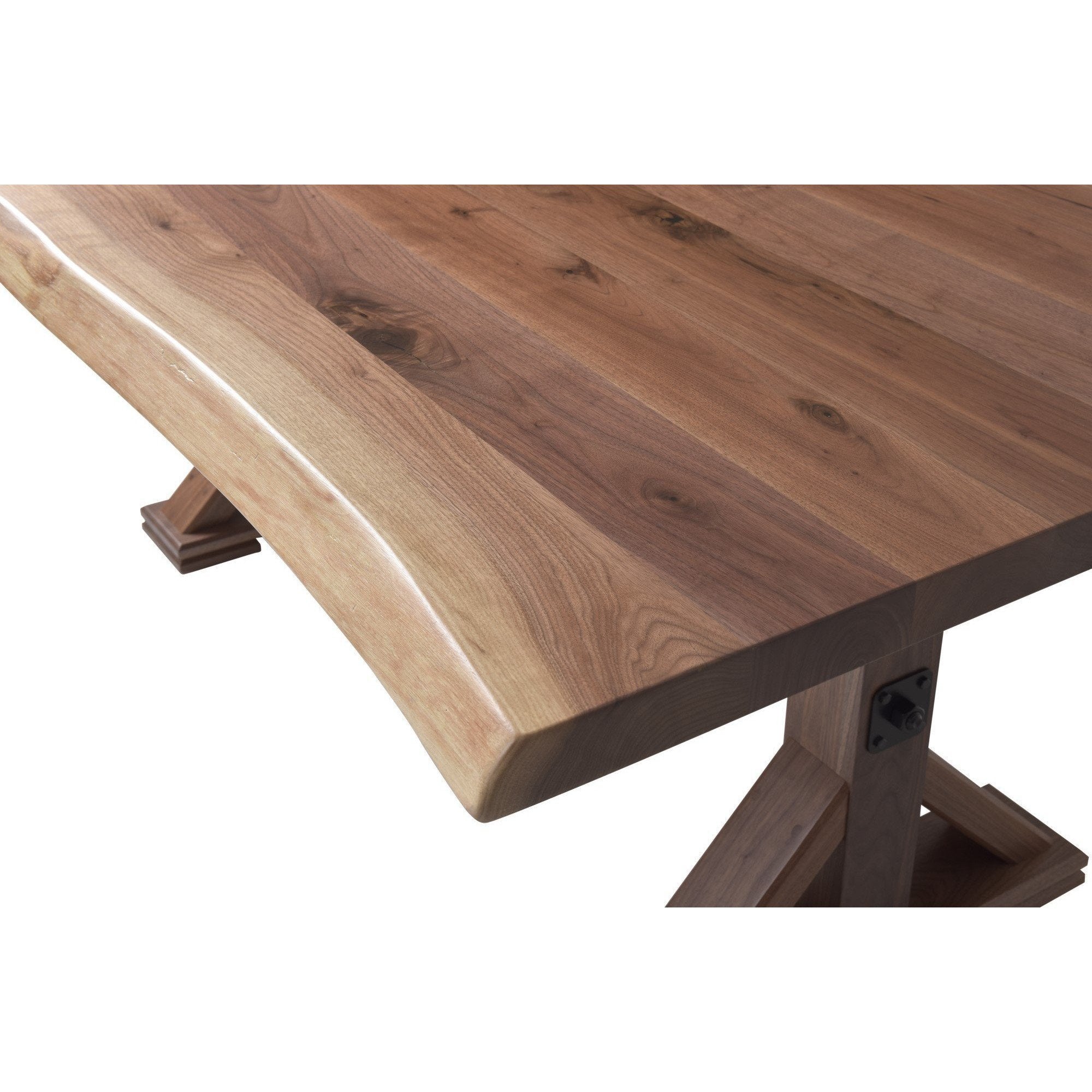 Amish walnut shop dining table